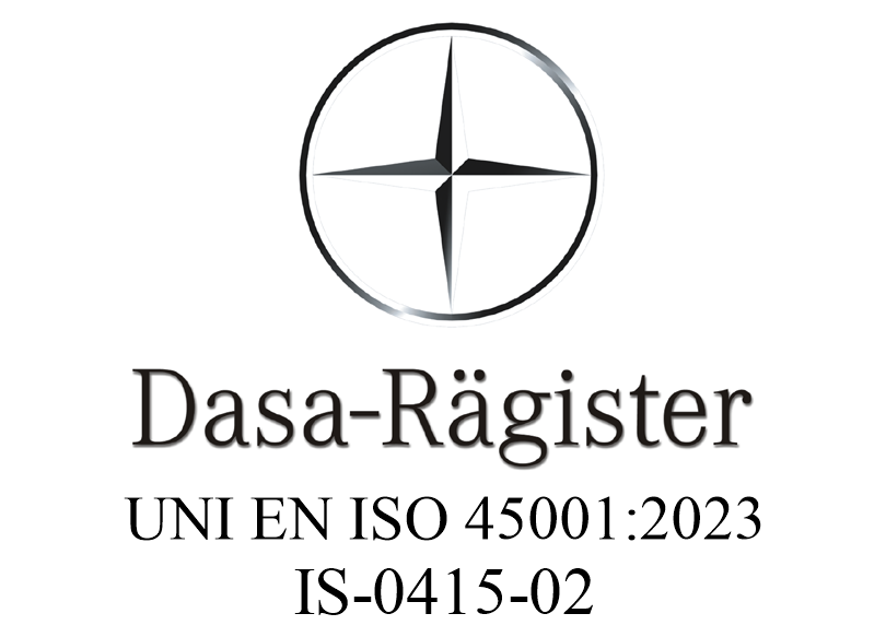 Certificato UNI EN ISO 45001:2023 – Sicurezza  